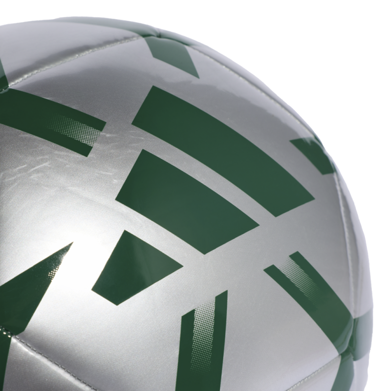 Adidas Fußball Starlancer Club Silver Metallic / Dark Green Gr. 5